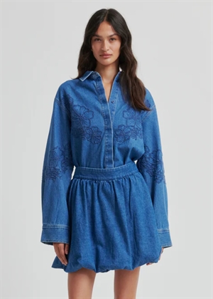 Cornelia denim skjorte Blue Denim Second Female 